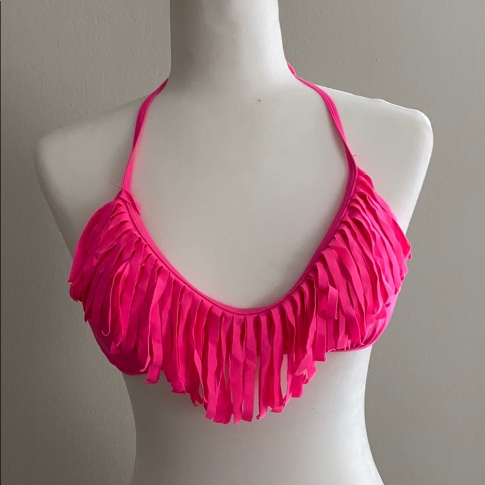 Fringe bikini top